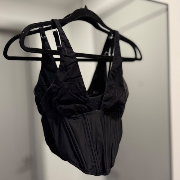 URBAN OUTFITTERS Out From Under Kenzie Corset Black M - Picture 4 of 5